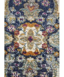 Rug Culture Babylon 202 Blue Round Rug -Home Decor Shop 798047650 5 720x928