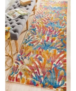 Rug Culture Dreamscape Memories Modern Tropical Runner Rug -Home Decor Shop 798048100 7 720x928