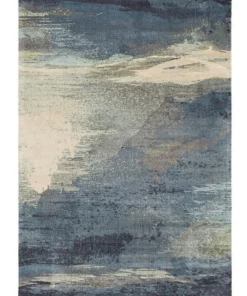 Rug Culture City Monet Stunning Blue Rug