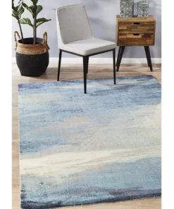 Rug Culture City Monet Stunning Blue Rug -Home Decor Shop 798048190 7 720x928
