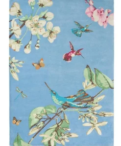 Rug Culture Wedgwood Hummingbird Blue 37808