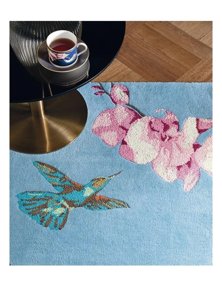 Rug Culture Wedgwood Hummingbird Blue 37808 2 Rug Culture Wedgwood Hummingbird Blue 37808 - Image 2