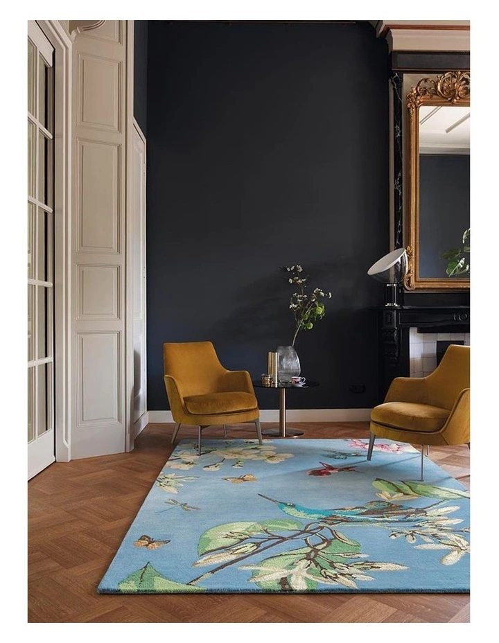 Rug Culture Wedgwood Hummingbird Blue 37808 3 Rug Culture Wedgwood Hummingbird Blue 37808 - Image 3