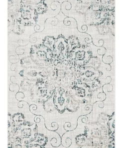 Rug Culture Giselle Transitional Rug Blue Grey