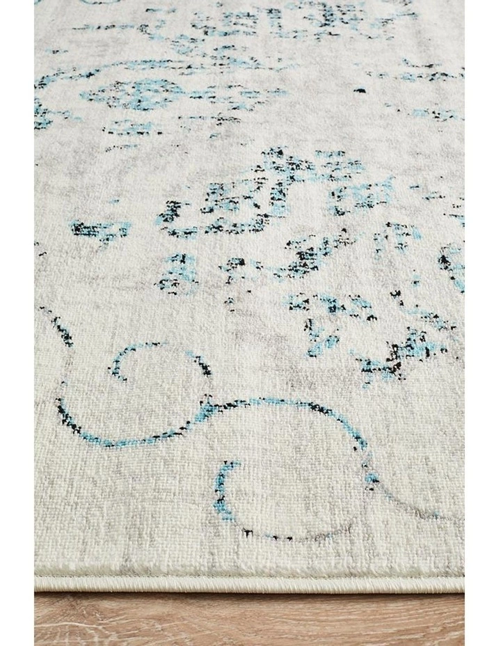 Rug Culture Giselle Transitional Rug Blue Grey 4 Rug Culture Giselle Transitional Rug Blue Grey - Image 4
