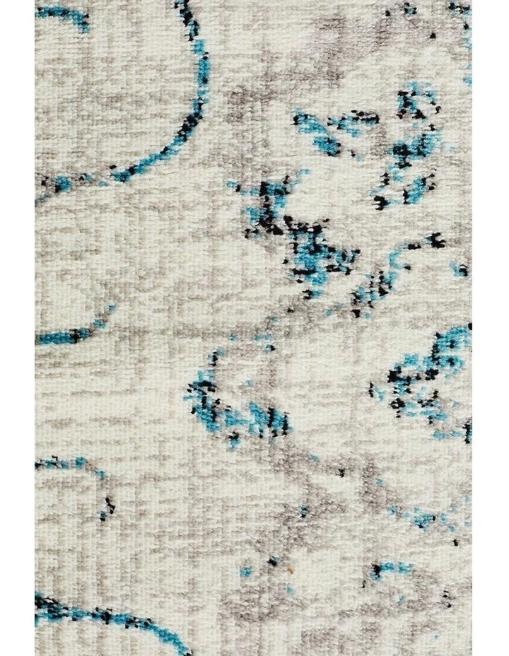 Rug Culture Giselle Transitional Rug Blue Grey 5 Rug Culture Giselle Transitional Rug Blue Grey - Image 5