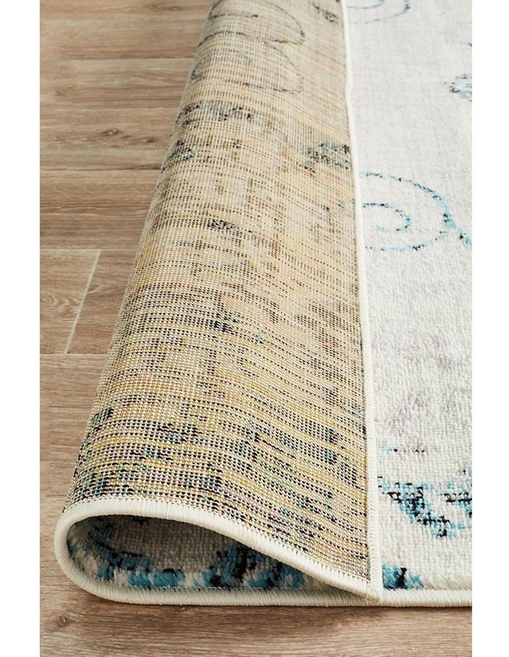 Rug Culture Giselle Transitional Rug Blue Grey 6 Rug Culture Giselle Transitional Rug Blue Grey - Image 6