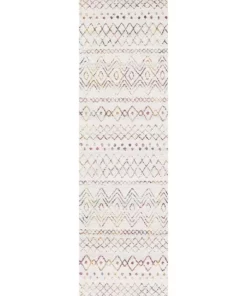 Rug Culture Oasis Nadia Multi Rustic Tribal Runner Rug