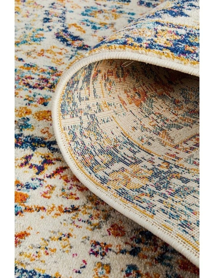 Rug Culture Evoke Peacock Ivory Transitional Runner Rug 5 Rug Culture Evoke Peacock Ivory Transitional Runner Rug - Image 5