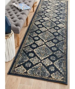 Rug Culture Oxford Mayfair Timeline Navy Rug -Home Decor Shop 798049990 3 720x928