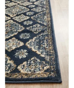 Rug Culture Oxford Mayfair Timeline Navy Rug -Home Decor Shop 798049990 4 720x928