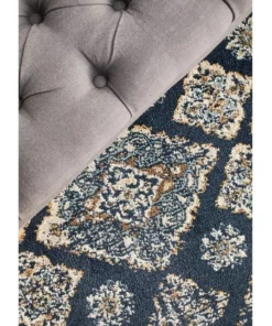 Rug Culture Oxford Mayfair Timeline Navy Rug -Home Decor Shop 798049990 7 720x928