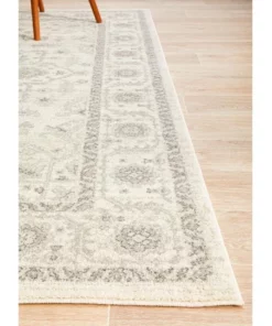 Rug Culture Evoke Winter White Transitional Rug