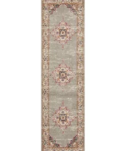 Rug Culture Babylon 211 Grey Runner Rug