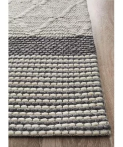 Rug Culture Studio Karlsson Wool Hatch Textured Rug