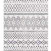 Rug Culture Oasis Nadia White Blue Rustic Tribal Rug