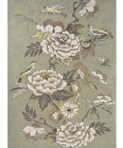 Rug Culture Wedgwood Paeonia Taupe 37904