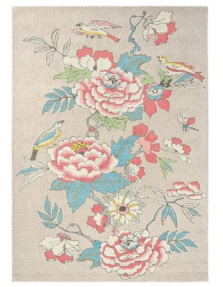 Rug Culture Wedgwood Paeonia Coral 37902 3 Rug Culture Wedgwood Paeonia Coral 37902 - Image 3