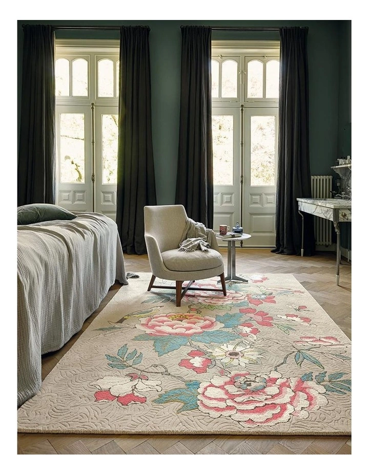 Rug Culture Wedgwood Paeonia Coral 37902 2 Rug Culture Wedgwood Paeonia Coral 37902 - Image 2