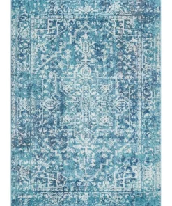 Rug Culture Evoke Muse Blue Transitional Rug