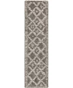 Rug Culture Saffron 33 Grey Runner Rug