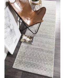 Rug Culture Oasis Nadia Grey Rustic Tribal Runner Rug -Home Decor Shop 798108670 6 720x928