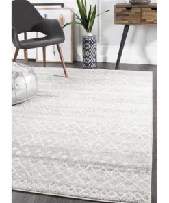 Rug Culture Oasis Nadia Grey Rustic Tribal Rug -Home Decor Shop 798109840 7 720x928