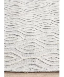 Rug Culture Visions Winter Wish White Modern Rug