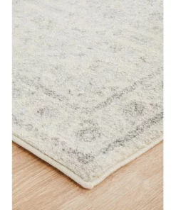Rug Culture Evoke Winter White Transitional Runner Rug