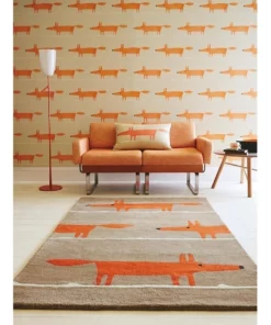 Rug Culture Scion Mr Fox Rug Cinnamon 25303