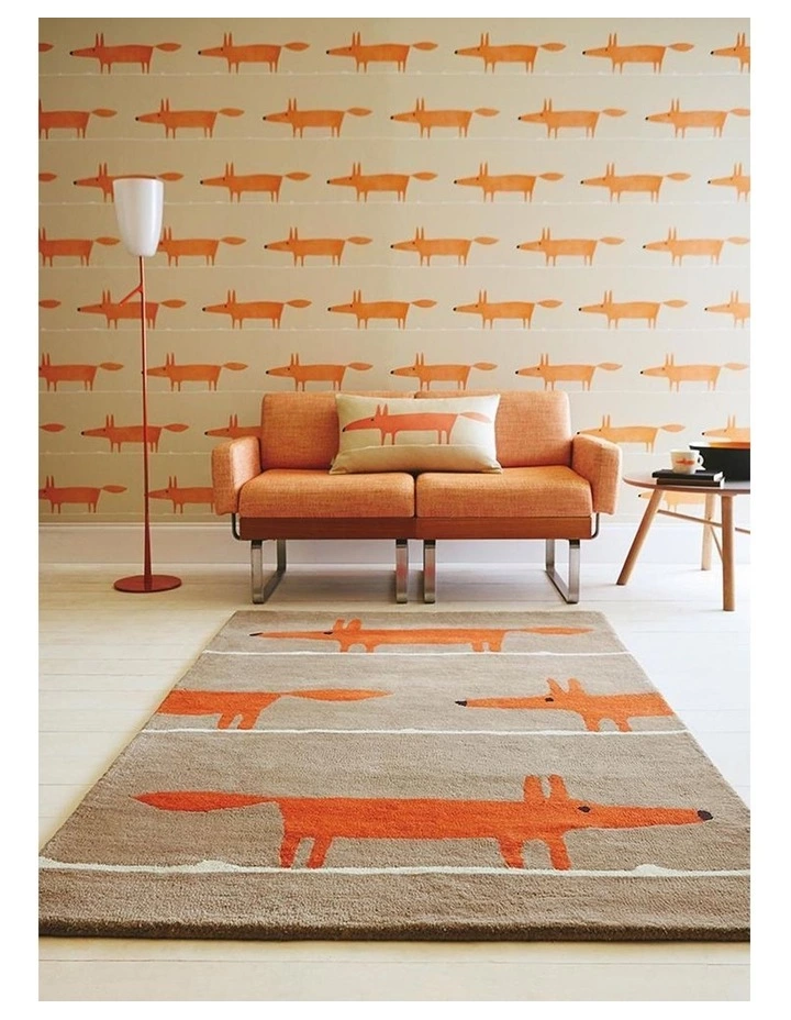 Rug Culture Scion Mr Fox Rug Cinnamon 25303 1 Rug Culture Scion Mr Fox Rug Cinnamon 25303