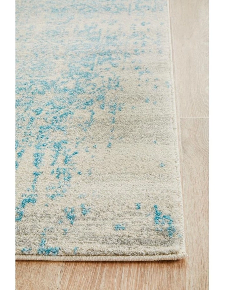 Rug Culture Evoke Glacier White Blue Transitional Rug 2 Rug Culture Evoke Glacier White Blue Transitional Rug - Image 2