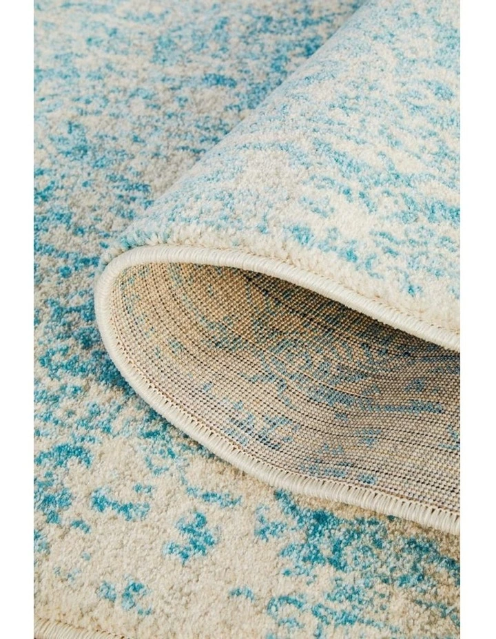 Rug Culture Evoke Glacier White Blue Transitional Rug 3 Rug Culture Evoke Glacier White Blue Transitional Rug - Image 3