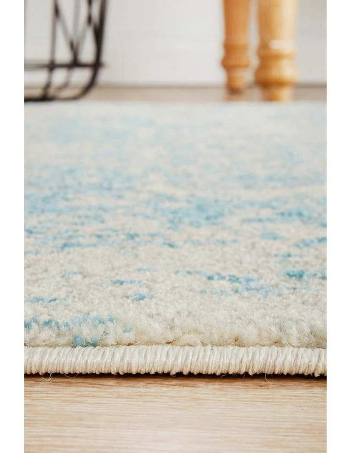 Rug Culture Evoke Glacier White Blue Transitional Rug 5 Rug Culture Evoke Glacier White Blue Transitional Rug - Image 5