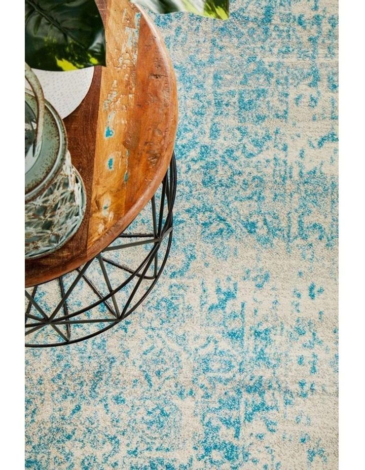 Rug Culture Evoke Glacier White Blue Transitional Rug 7 Rug Culture Evoke Glacier White Blue Transitional Rug - Image 7