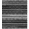 Rug Culture Studio Ester Delicate Lace Woollen Rug Black