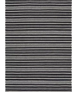 Rug Culture Studio Ester Delicate Lace Woollen Rug Black