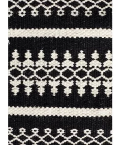 Rug Culture Studio Ester Delicate Lace Woollen Rug Black -Home Decor Shop 798113530 5 720x928
