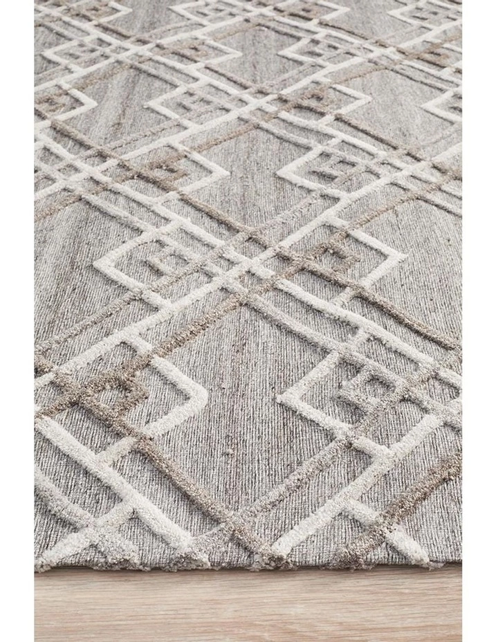 Rug Culture Visions Winter Silver Stream Modern Rug 1 Rug Culture Visions Winter Silver Stream Modern Rug