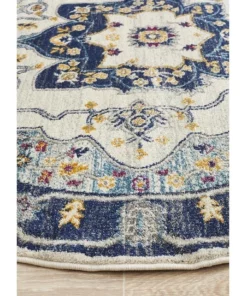 Rug Culture Babylon 201 Blue Round Rug -Home Decor Shop 798115510 4 720x928