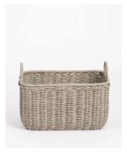 Heritage Giovanni Grey Basket 47 x 36cm