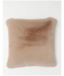Heritage Amelie Faux Fur Cushion Taupe