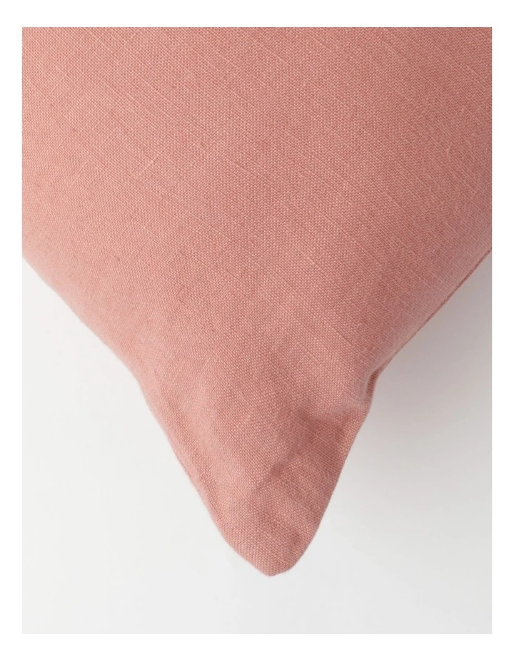 Vue El Blanca Linen Square Cushion Pink Clay 2 Vue El Blanca Linen Square Cushion Pink Clay - Image 2