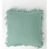 Australian House & Garden Moreton Tassle Linen Square Cushion Sea Mist