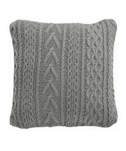 Innovatec Sakura Light Grey Cable Knit Cushion