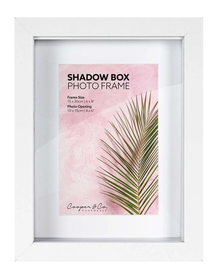 Cooper & Co Set of 2 15x20cm mat to 10x15cm Set of 2 White Shadow Box Wooden Photo Frame 1 Cooper & Co Set of 2 15x20cm mat to 10x15cm Set of 2 White Shadow Box Wooden Photo Frame