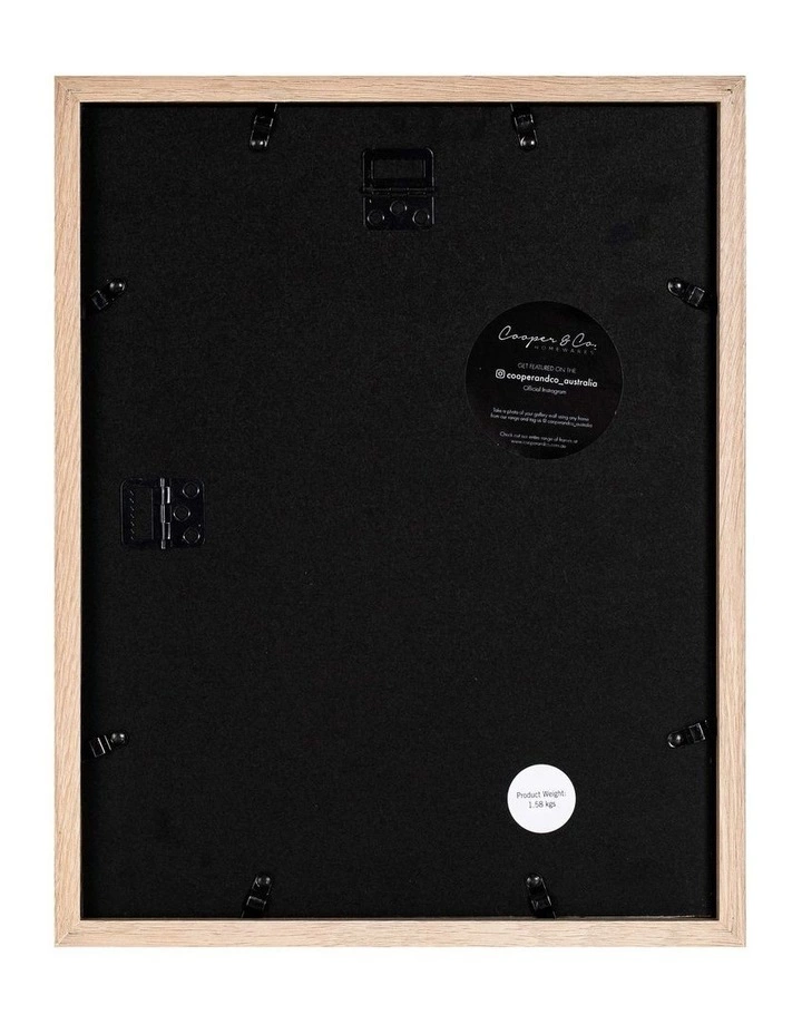 Cooper & Co Set of 2 28x36cm mat to 20x25cm Set of 2 Oak Shadow Box Wooden Photo Frame 2 Cooper & Co Set of 2 28x36cm mat to 20x25cm Set of 2 Oak Shadow Box Wooden Photo Frame - Image 2