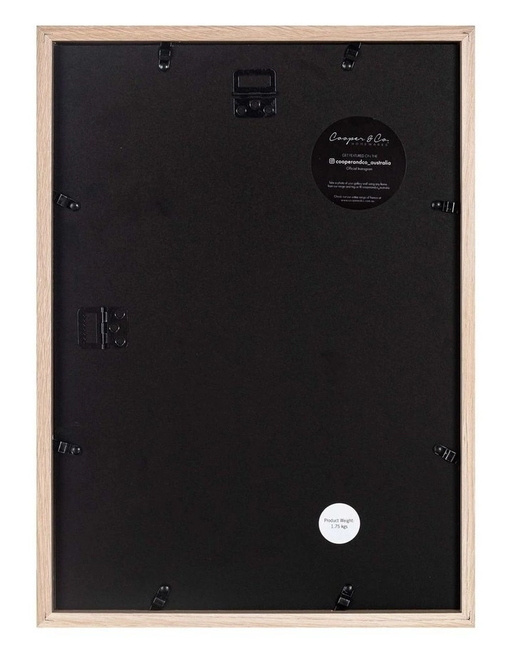 Cooper & Co Set of 2 A3 mat to A4 Oak Shadow Box Wooden Photo Frame 2 Cooper & Co Set of 2 A3 mat to A4 Oak Shadow Box Wooden Photo Frame - Image 2