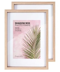 Cooper & Co Set of 2 A3 mat to A4 Oak Shadow Box Wooden Photo Frame 6 Cooper & Co Set of 2 A3 mat to A4 Oak Shadow Box Wooden Photo Frame -Home Decor Shop 803747530 3 720x928
