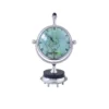 Koala Living Magnified Maritime Clock on Black Base Aluminium Nickel